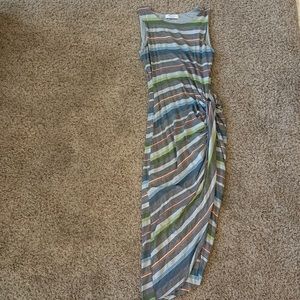 Striped fitted dress